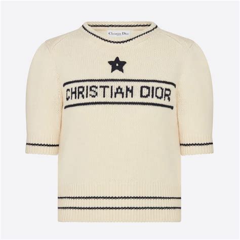 dior women's short sleeve sweaters